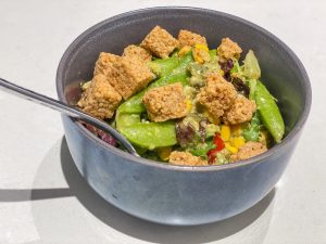 Salad and Healthy Croutons