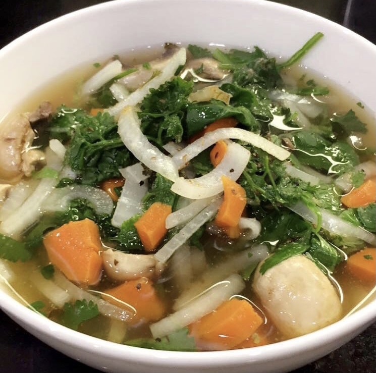 Healthy detox soup